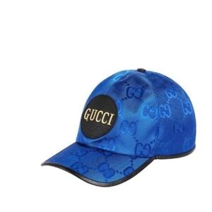 Gucci Royal Blue Monogram Cap